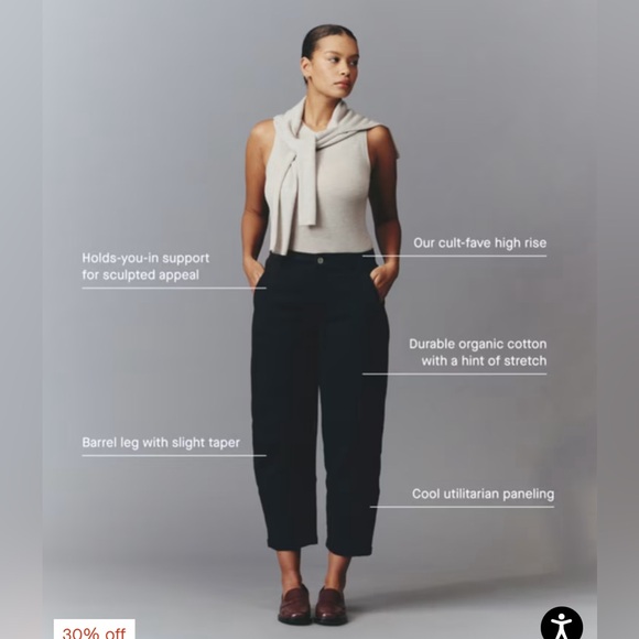 Everlane Utility Barrel Pant - Picture 2 of 6